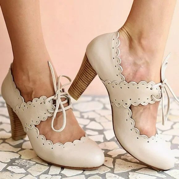 ELF Shoes - ELF Paradise Bird Leather Heels